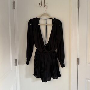 Double Zero Black Romper Size S